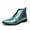 Green, variant on Men's Iridescent Snake Skin Print Lace-Up Ankle Boots, Pointed Toe Dress Boots for Party, Prom, Fashion Statement Footwear
