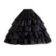 thumbnail image 1 of Enagua con falda tutú de tul para mujer estilo años 50, disfraz de carnaval de poliéster, talla única para cinturas de 68-100 cm, 100 cm de largo, para múltiples ocasiones, 1 of 4