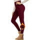 thumbnail image 2 of Leggings de mujer con forro polar y cintura alta - Pantalones de yoga cálidos para invierno, térmicos suaves, poliéster spandex, S-XXL, 2 of 3
