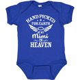 thumbnail image 3 of Inktastic Handpicked for Earth by My Mimi in Heaven with Angel Wings Boys or Girls Baby Bodysuit, 3 of 5