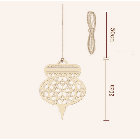 

Livesture DIY Craft Party Supplies Wooden Pendant C 1PCS