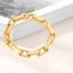 thumbnail image 2 of Classic Trendy Chunky Chain Link Industria pesada Cadena de metal para esposo dorado Colcomx Pulsera de cadena, 2 of 7