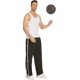 thumbnail image 5 of Men's full length zip training pants, jogging pants, tear-off pants, casual pants, loose casual sportswear with pockets WHBYV, 5 of 5