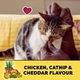 thumbnail image 4 of Gâteries pour chats Temptations Mélimélo arômes de poulet, d’herbe à chat et de cheddar, tendres à l'intérieur, croquantes à l'extérieur, 4 of 9
