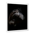 thumbnail image 2 of Designart 'Silhouette Of Horse and Woman' Farmhouse Framed Art Print, 2 of 4