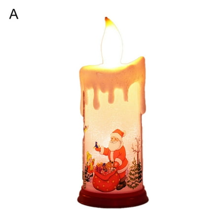 

GIFZES Night Light Decorative Exquisite Workmanship Cute Christmas LED Candle Light
