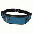 thumbnail image 5 of Running Belt Waist Pack Bag Crossbody Bag Chest Bag Camping Waist Fanny Pack Blue, 5 of 8
