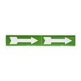 thumbnail image 1 of 2,25 x 7 Po Auto-Collant Vinyle Flèche Pipemaker&44; Blanc sur Vert, 1 of 1