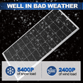 thumbnail image 6 of 300 Watt Solar Panel 10BB N-Type 300w Solar Panels 25% High Efficiency Monocrystalline Busbar-Less Half-Cut Technology for RV Home Rooftop Power Station Off Grid Systems (300w Single Solar Panel), 6 of 8