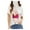 Khaki, variant on Qiopertar Women's Casual Loose Funny Short Sleeve Face Scarf Tops Blouse T-shirt Clearance Free Shipping Deals of the Week Clearance