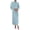 Light Blue, variant on BTFBM Womens Mock Neck Satin Dress Spring Summer Long Sleeve Lightweight Formal Wedding Party Maxi Cocktail Dresses