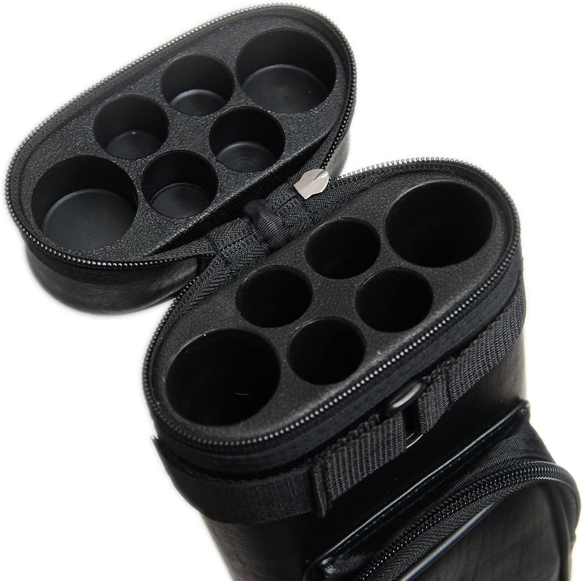 2x4 Hard Oval Pool Cue Billiard Stick Carrying Case