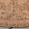 thumbnail image 3 of SAFAVIEH Courtyard Zowie Geometric Indoor/Outdoor Area Rug, Gold/Natural, 6'7" x 6'7" Round, 3 of 9