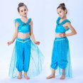 thumbnail image 3 of Disfraz De Jazmín Para Niñas , Ropa De Princesa Árabe Para Niños , Lámpara Aladdin , Vestido De Navidad Noche De Halloween , 3-10T, 3 of 4