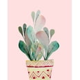 thumbnail image 2 of Boho Hue Studio 15x18 White Modern Wood Framed Museum Art Print Titled - Succulant A2, 2 of 4