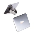 thumbnail image 1 of 2PCS Nail Art Ring Stainless Steel Pallet Professional Nail DIY Art Design Paint Color Mixing Metal Tool, 1 of 7