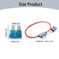 thumbnail image 3 of Clearance! Car Auto 10A 15A 20A 30A Medium Size Standard Type Holder Car Box Modified Car Seat Insurance Insert Base with Pure Copper Wire Length 30CM Car Electronics,I, 3 of 9