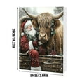 thumbnail image 3 of Christmas Highland Cow Advent Calendar 2025, 24 Days Of Christmas Advent Calendar Hanging Ornament, Xmas Tree Cartoon Cow Decorative Ornament, 3 of 5