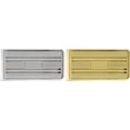 thumbnail image 3 of Set of 2 Chrome-Plated Stainless Steel Money Clip in Silver & Gold (Parallel Plate), 3 of 4