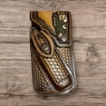 thumbnail image 6 of Leather Phone Belt Holster and Knife Holder Cell Phone Case Pouch Handmade in Mexico, 6 of 11