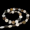 thumbnail image 2 of Opal in Quartz 12mm Coin Bead Strand | 12x5mm | 33 Beads |, 2 of 5