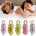 thumbnail image 2 of Grape Soap On A Rope, Handmade Natural Cold Process Artisan Soap Bar for Hand & Face Cleansing, Lasting Fragrance Christmas Birthday Gift, 2 of 8