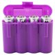 thumbnail image 5 of Doce (12) EBC Battery AA AAA Caja de Almacenamiento de Batería de Plástico Púrpura Caja de Soporte Envío de EE. UU., 5 of 9