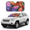 thumbnail image 4 of Bingfone Colorful Butterfly Cluster Car Windshield Sunshade,Sun Foldable Sun Shield Sun Visor for Car - Medium, 4 of 8