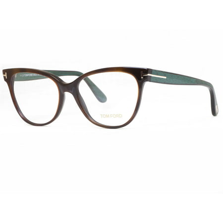 Tom Ford TF5291 052 55mm Havana Brown Green Stripes Cat Eye Eyeglasses