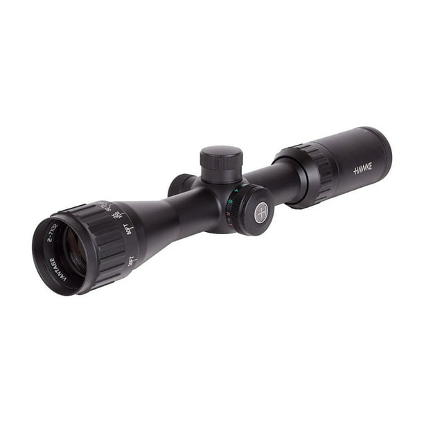 Hawke Vantage 4-12x50mm 1" Riflescope w/ Center Illuminated Reticle, Black - 14252 - Walmart.com