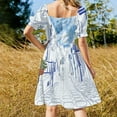 thumbnail image 4 of Santorini Dreams Sleeveless Dress summer dress woman 2024 trendy luxury evening dress woman for wedding, 4 of 7