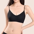 thumbnail image 6 of DDAPJ pyju Jelly Bras for Women 2026 No Underwire Wireless Tshirt Bra Push Up Seamless Bralettes Black L, 6 of 7