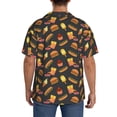 thumbnail image 3 of Gukieu Fast Food Print Men's Short-sleeved Shirts, Button-down Pocket Shirts, T-shirts, Beach Vacation Travel Summer Clothing-X-Large, 3 of 5