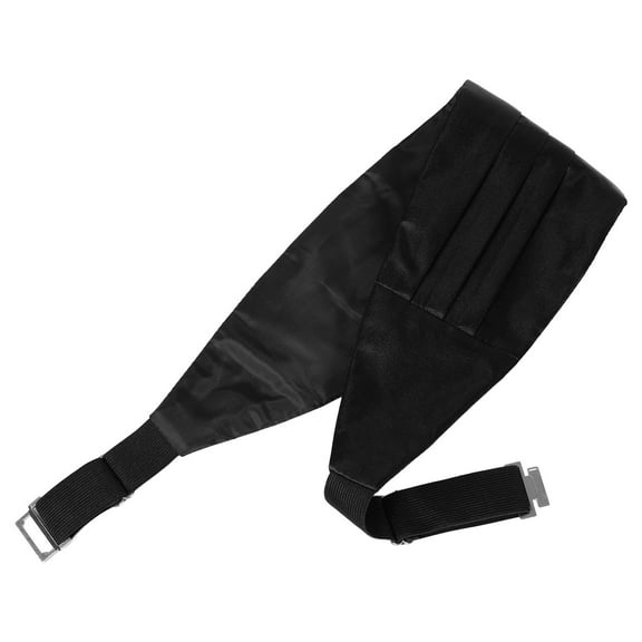 Raindrops Satin Cummerbund for Men Adjustable Formal Belt for Weddings and Evening Events