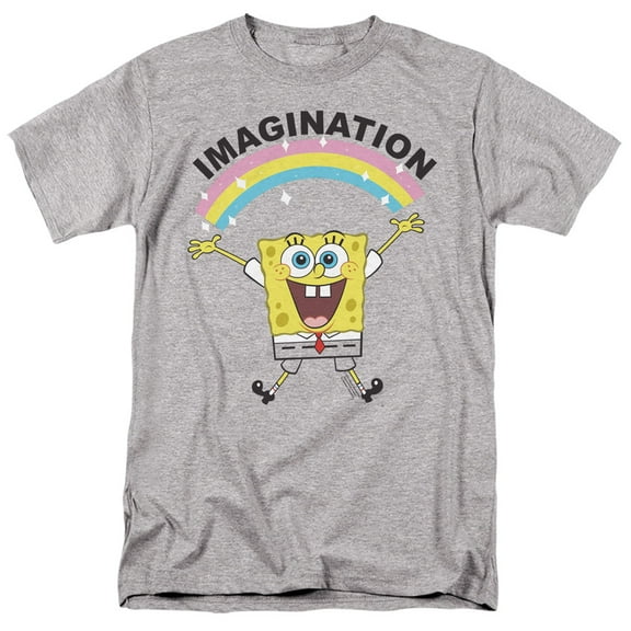 Spongebob Simple Imagination Unisex Adult T Shirt
