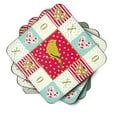 thumbnail image 2 of London Canary Love Foam Coaster Set of 4 Red, 2 of 4