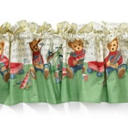 Blue Jean Teddy Antique Toys Valance