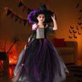 thumbnail image 1 of SAYOO , conjunto de disfraz de Cosplay para niñas, vestido de bruja de Halloween con sombrero, atuendo para accesorios de juego de rol SAYOO  Moda, 1 of 8
