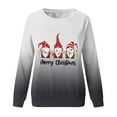 thumbnail image 4 of Qertyioot Hiver Mode Femmes Pull Imprimé de Noël, Manches Longues Col Rond Chaud Tendance en Vrac Tricoté Tops, 4 of 4