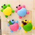 thumbnail image 5 of Adorable Animal Toothbrush Holder with Strong Suction Cups - Turtle-Themed Bathroom Wall Mounted Storage Rack for Toothbrush and Toothpaste Organization - B, 5 of 5