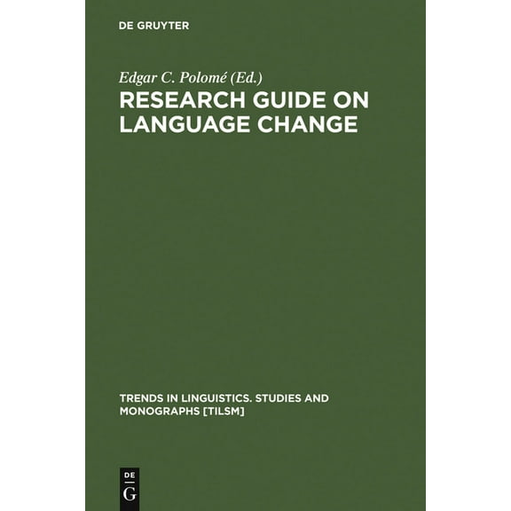 Trends in Linguistics. Studies and Monog Research Guide on Language, Book 48, (Hardcover)
