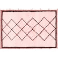 thumbnail image 1 of Ahgly Company Indoor Rectangle Solid Red Modern Area Rugs, 7' x 10', 1 of 4