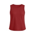 thumbnail image 3 of Sleeveless Tops for Women, Open Back Criss Cross Fashion Tank Tops, Trendy Workout Casual Outdoor Undershirts, 3 of 6