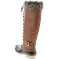 thumbnail image 3 of Nature Breeze Duck-10 Women's Knee High Lace Up Insulated Boots Half Size Small, Tan PU, 5.5, 3 of 7