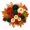 Velvet Pumpkin Maple Leaf Set, variant on YOYTOO 12 Pcs Mini Artificial Velvet Pumpkins Decoration, Mixed Color, Fall Fake Pumpkins Decor Set for Halloween Thanksgiving Autumn Harvest Party Table Centerpiece Decor (Orange/Gold/White)
