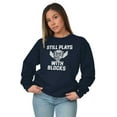 thumbnail image 3 of Still Plays With Blocks Mechanic Sweatshirt for Men or Women Brisco Brands L, 3 of 6