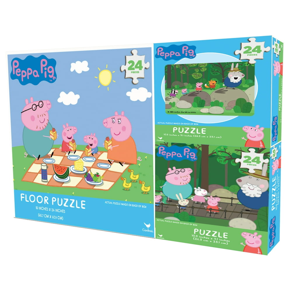 Peppa Pig 3Pack Puzzle Bundle