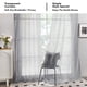 thumbnail image 2 of Cortinas Deconovo grises tul, trasera y bolsillo, habitación infantil, 132x182 cm, 2 paneles, 2 of 7