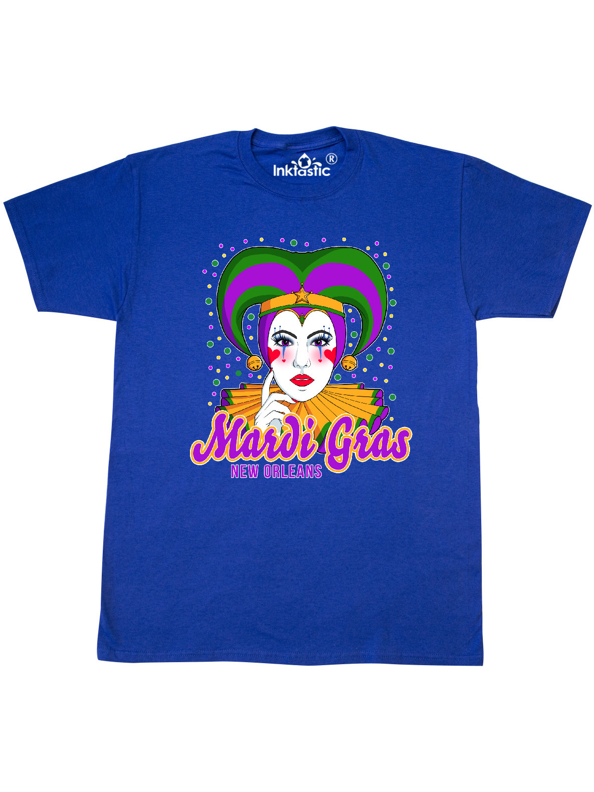 INKtastic Mardi Gras Jester New Orleans TShirt
