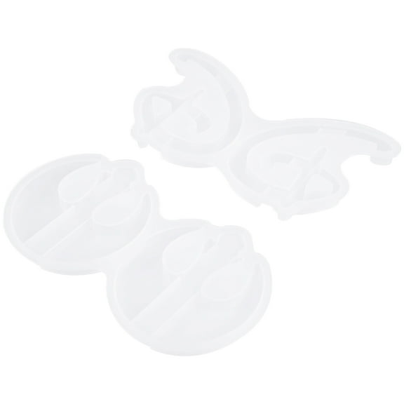 SHOWERORO Diy Silicone Molds For Chocolate And Epoxy Craft Molds 2Pcs 4.13X2.16X0.28in